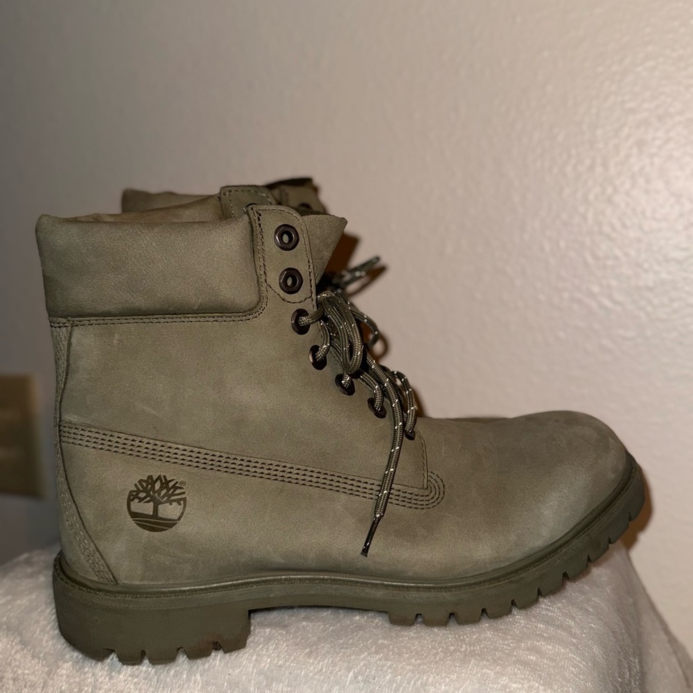 Timberland Olive Green Men's Boots